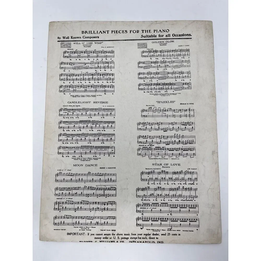 1913 In Dreams Alone‎ I Find Thee True Sheet Music C. Carroll Eugene E. Noel